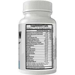 VitalFlow Prostate Support ingredients – Saw Palmetto, Beta-Sitosterol, and Pygeum Africanum for healthy prostate function.