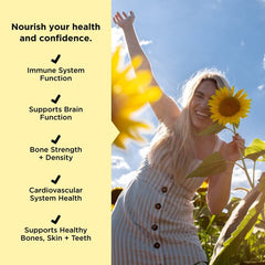 JSHealth Vitamin D Formula Bone Heart Health Support 60 Soft Caps