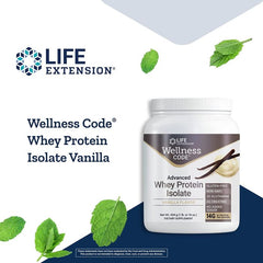 Life Extension Wellness Code Advanced Whey Protein Isolate 14G Vanilla
