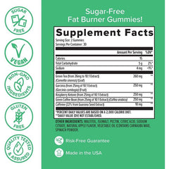 "Zenwise Nutrition apple-flavored gummies with metabolism support benefits"