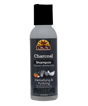 OKAY Charcoal Detoxifying & Purifying Shampoo 2oz / 59ml - supplementcorner