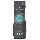 Attitude Super Leaves Men 2 In 1 Shampoo and Body Wash 16 fl oz Vegan - supplementcorner