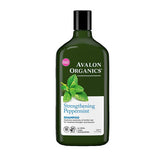 Plant Based Strengthening Peppermint Shampoo 11 oz Avalon Organics - supplementcorner