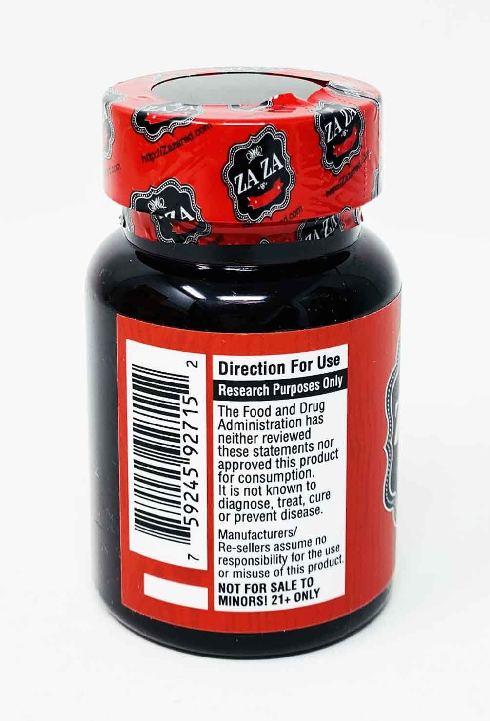 Za Za Red Extra Strength 700mg Energy 24 Pills Bottle - supplementcorner.com