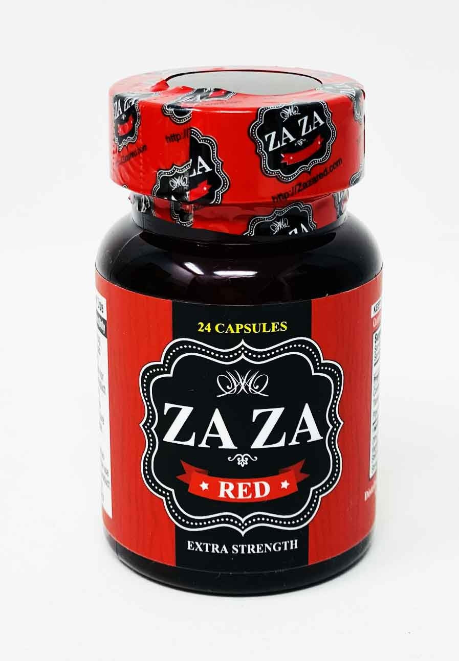 Za Za Red Extra Strength 700mg Energy 24 Pills Bottle - supplementcorner.com