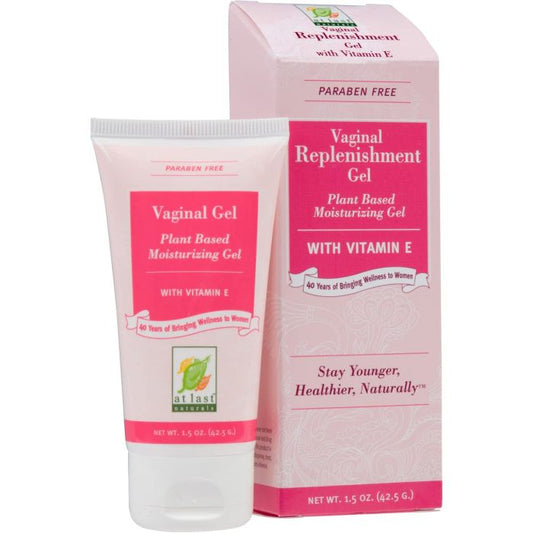 Soothe Vaginal Dryness Naturally with At Last Naturals Plant-Based Vaginal Replenishment Gel
