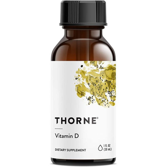 Thorne Vitamin D Liquid (Soy-Free) – High-Potency Immune &amp; Bone Support
