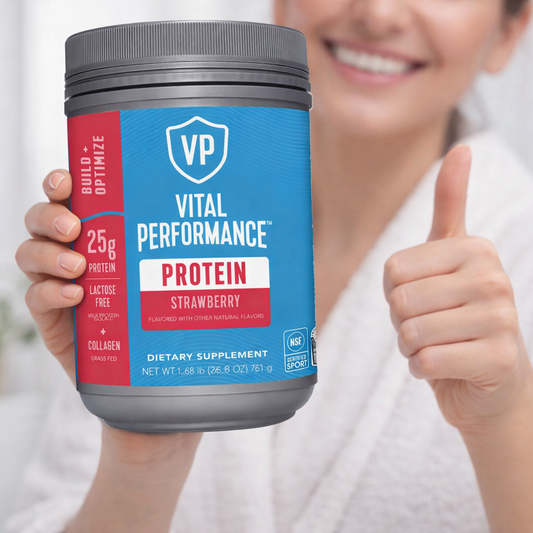 Vital Performance Protein Powder Strawberry Flavored 26.8 oz