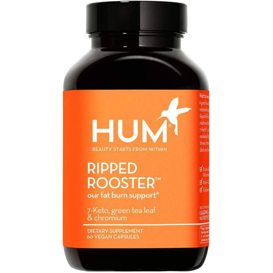 HUM Ripped Rooster Fat Burn Support Supplement 60 Vegan Caps