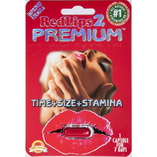 Red Lips 2 Premium 1250 mg — Male Enhancement Pill