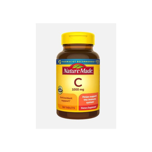 Vitamin C 1000 mg Tablets – Nature Made Immune & Antioxidant Pow