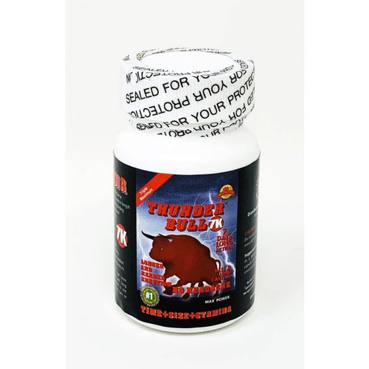 Thunder Bull 7K – Triple Maximum Max Power Enhancement (6-Count Bottle)