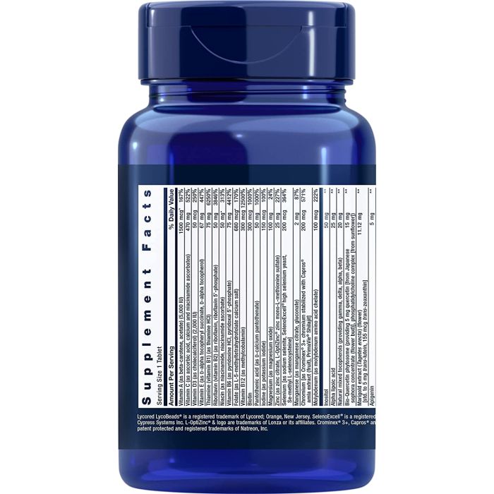Life Extension One Per Day Multivitamin 60 Tablets Non GMO