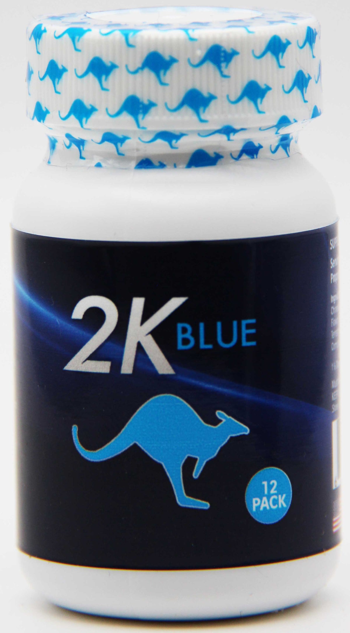 Kangaroo 2K Blue Alpha 3000 Male Enhancement 12 Pills Bottle