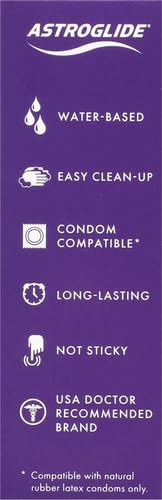 Astroglide personal lubricant bottle for smooth comfortable intimate use