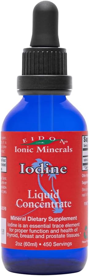 Eidon Ionic Minerals Iodine Liquid Concentrate 2 oz bottle