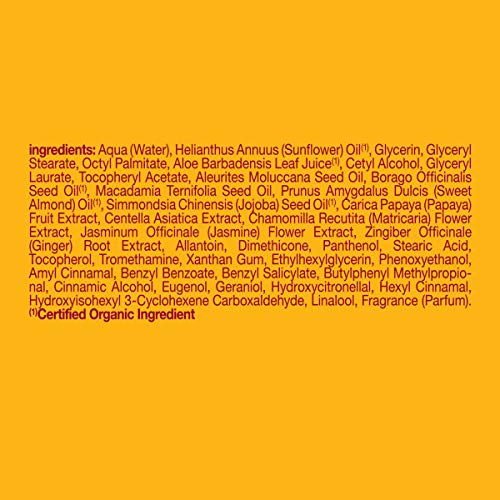 Alba Botanica moisturizer back label with directions and no parabens claims