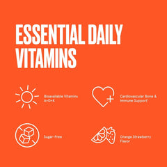 Keto sugar-free vitamin gummies for heart, bone, and immune health support