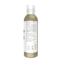 NOW Solutions Castor Oil side label showing suggested use and cautions