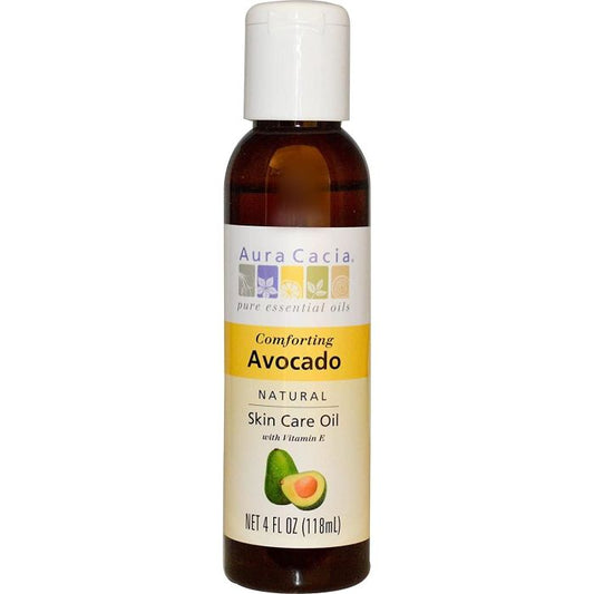 Aura Cacia Avocado Comforting Skin Care Oil Vitamin E 4 fl oz