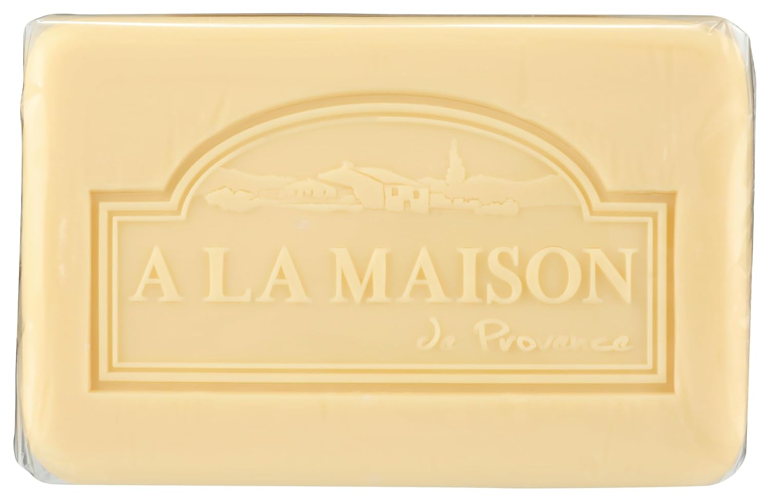 A La Maison moisturizing soap bar with sweet honey apple crisp fragrance