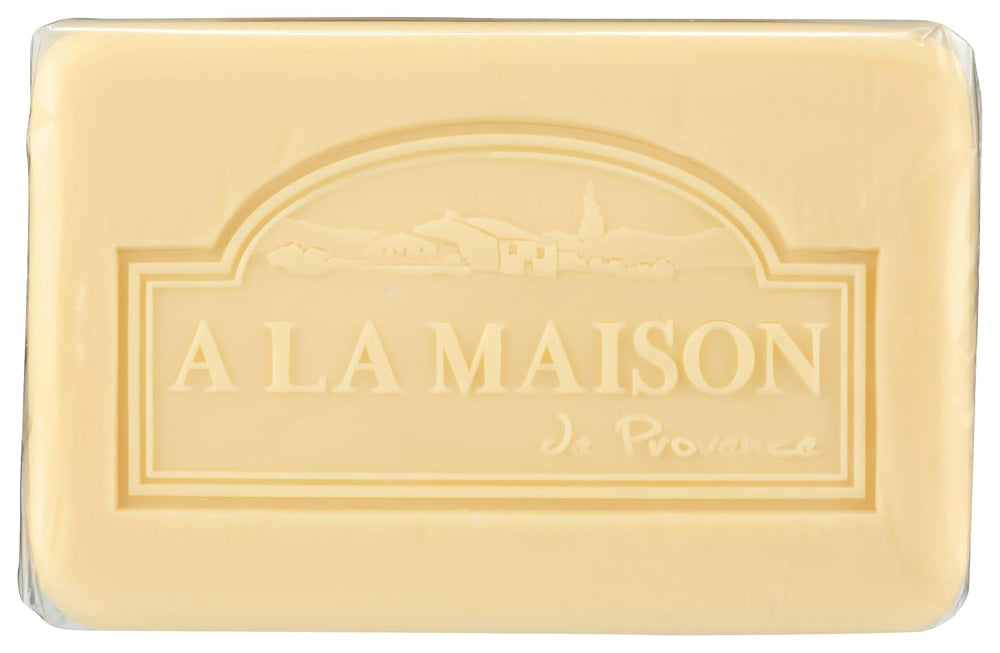 A La Maison moisturizing soap bar with sweet honey apple crisp fragrance