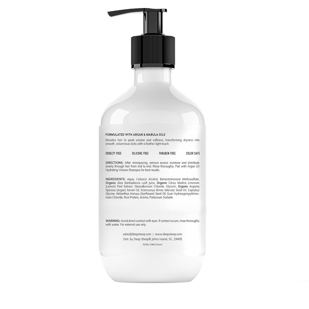 Vegan argan oil conditioner with aloe vera and marula oil for hydrated hair