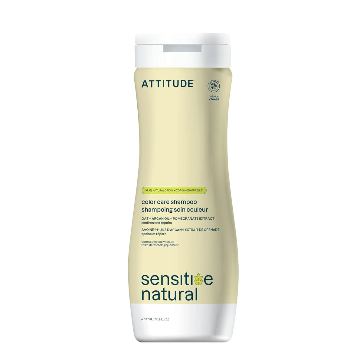 ATTITUDE color care shampoo designed for dry scalp and healthy-looking hair