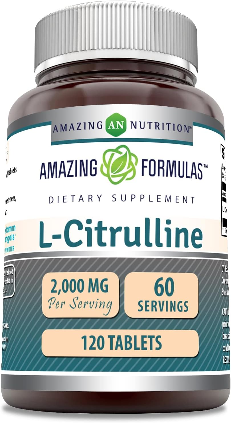 120 tablet L-Citrulline performance support supplement by Amazing Formulas