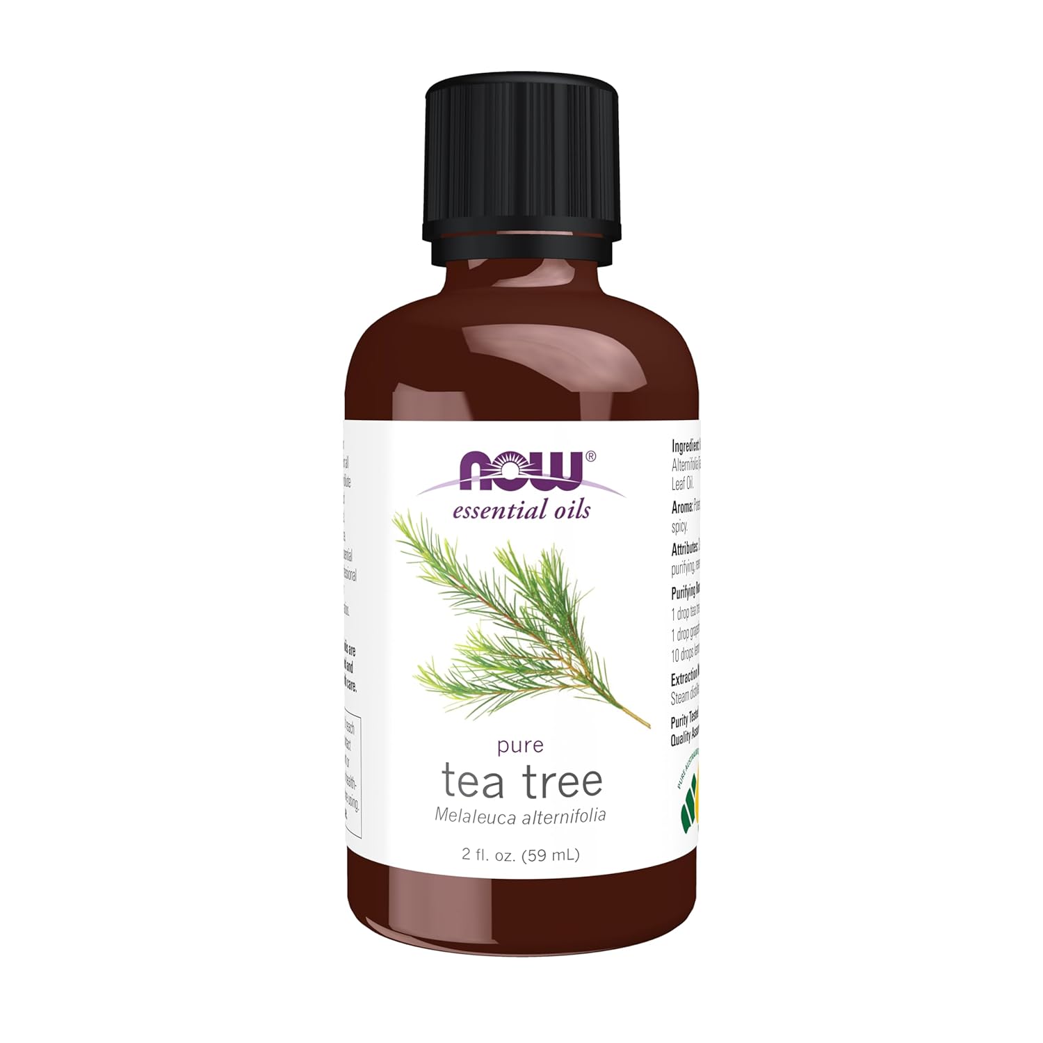 NOW Essential Oils guide showing diffusion skin bath and cosmetic uses