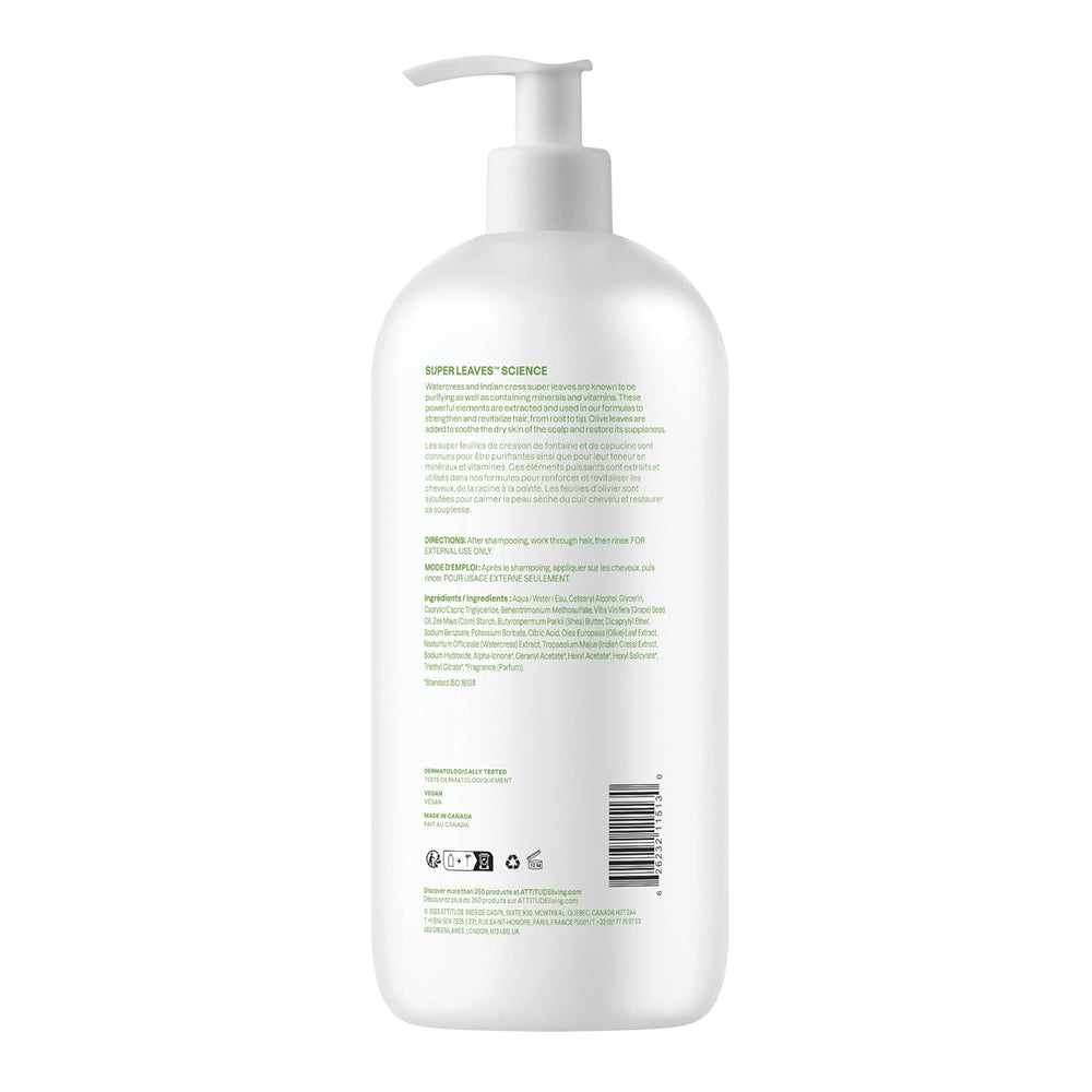 ATTITUDE cruelty-free conditioner for dry hair moisture and detangling support