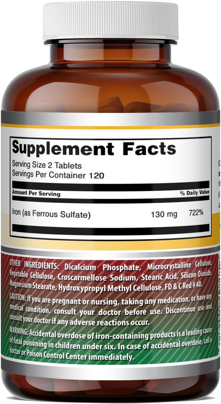 Amazing Formulas iron dietary supplement for convenient mineral support