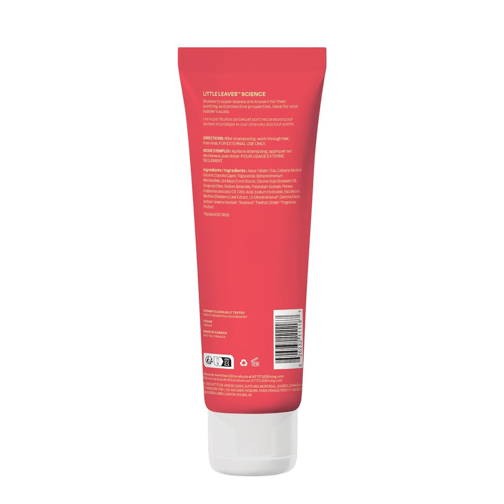 ATTITUDE Natural Kids Hair Conditioner with mango scent and plant-based formula