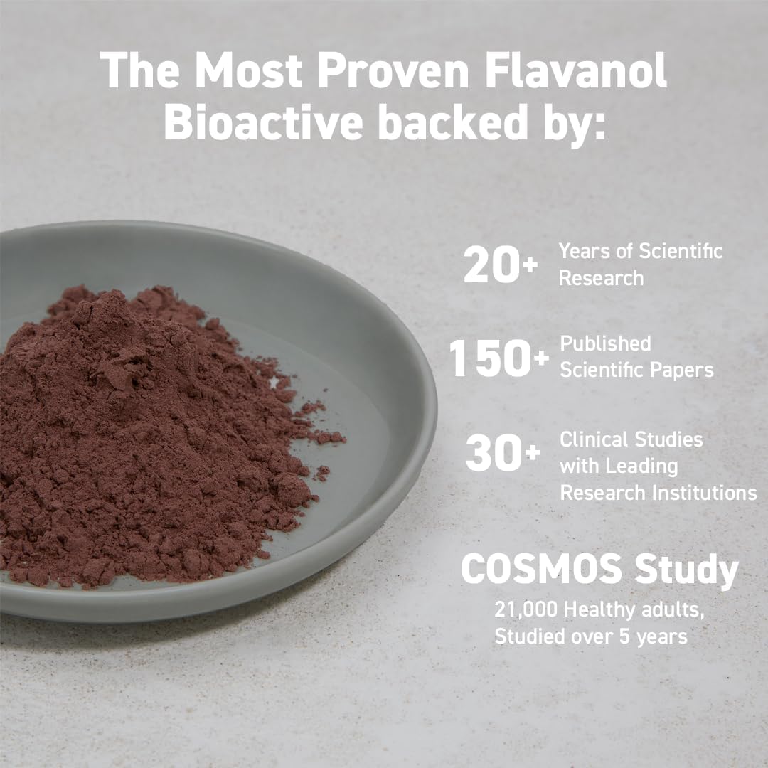 CocoaVia vegan cocoa flavanols supplement powder with no added sugar