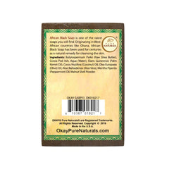 African black soap peppermint bar free from parabens sulfates and silicones