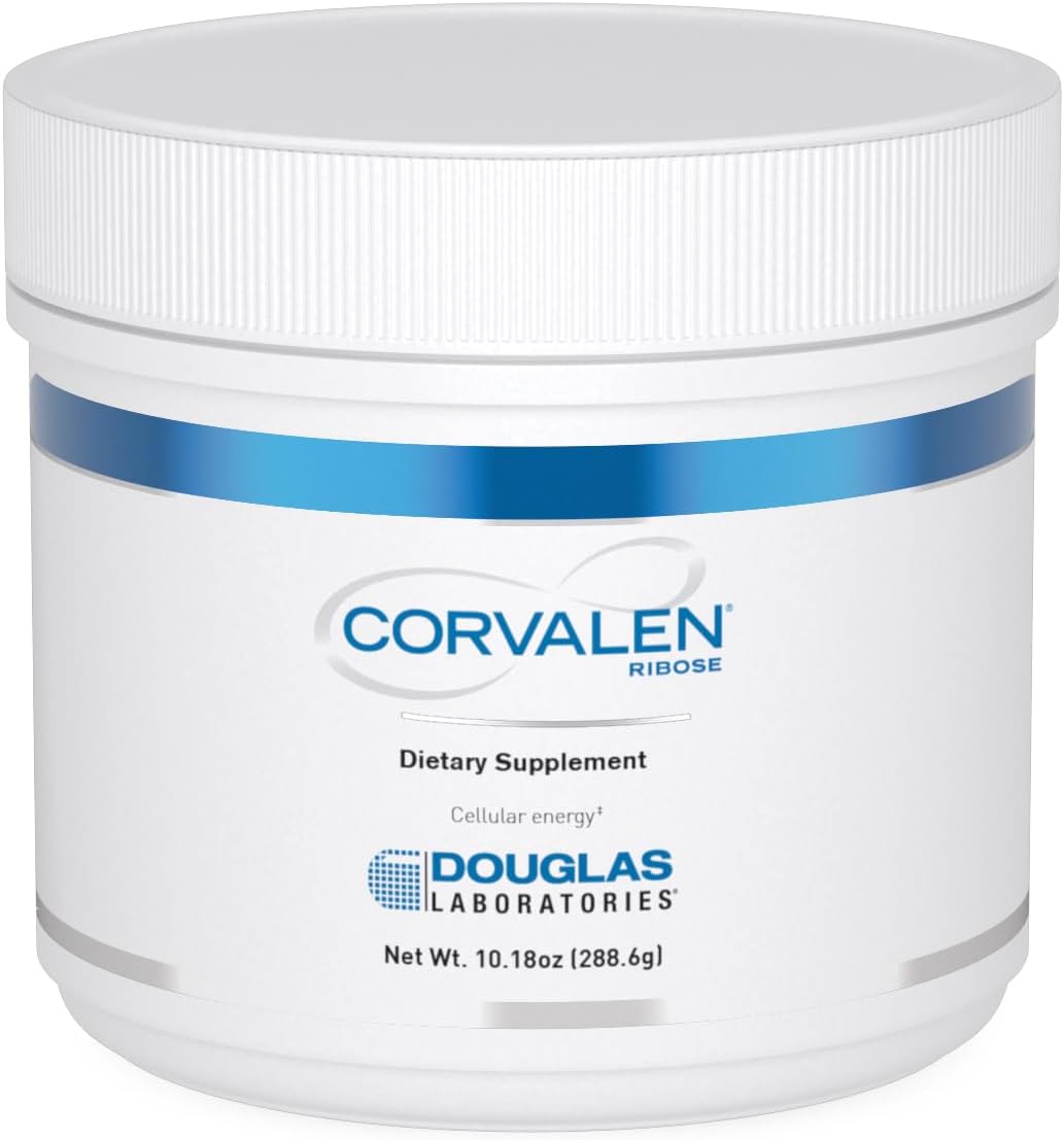 Douglas Laboratories Corvalen gluten-free D-ribose supplement for daily energy production