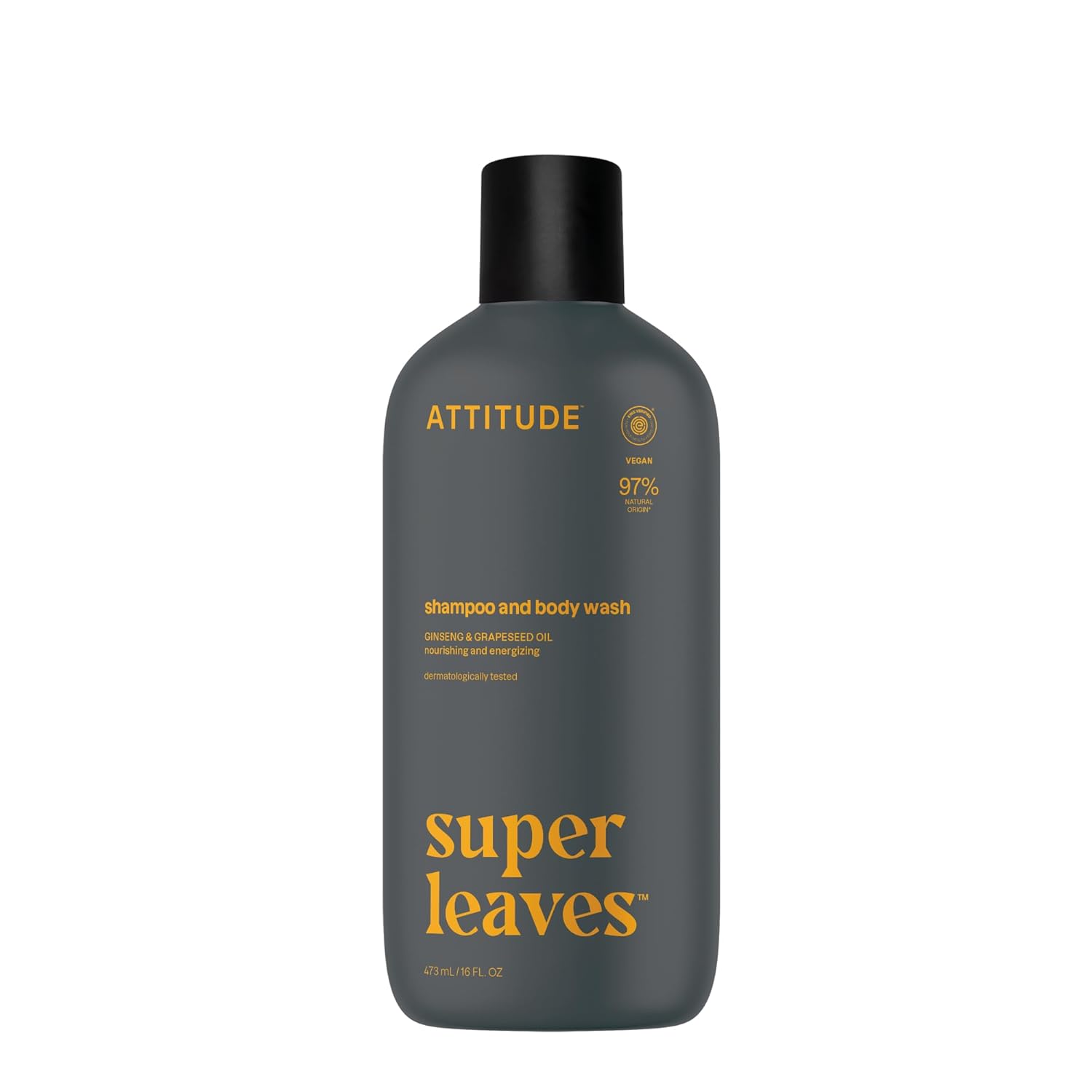 ATTITUDE 16 fl oz 2-in-1 cleanser for daily hair and body care