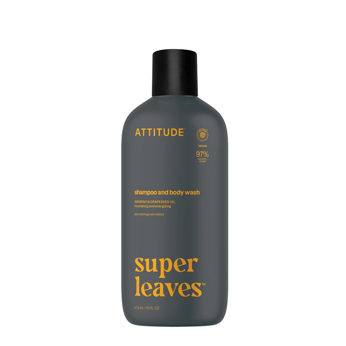 ATTITUDE 16 fl oz 2-in-1 cleanser for daily hair and body care