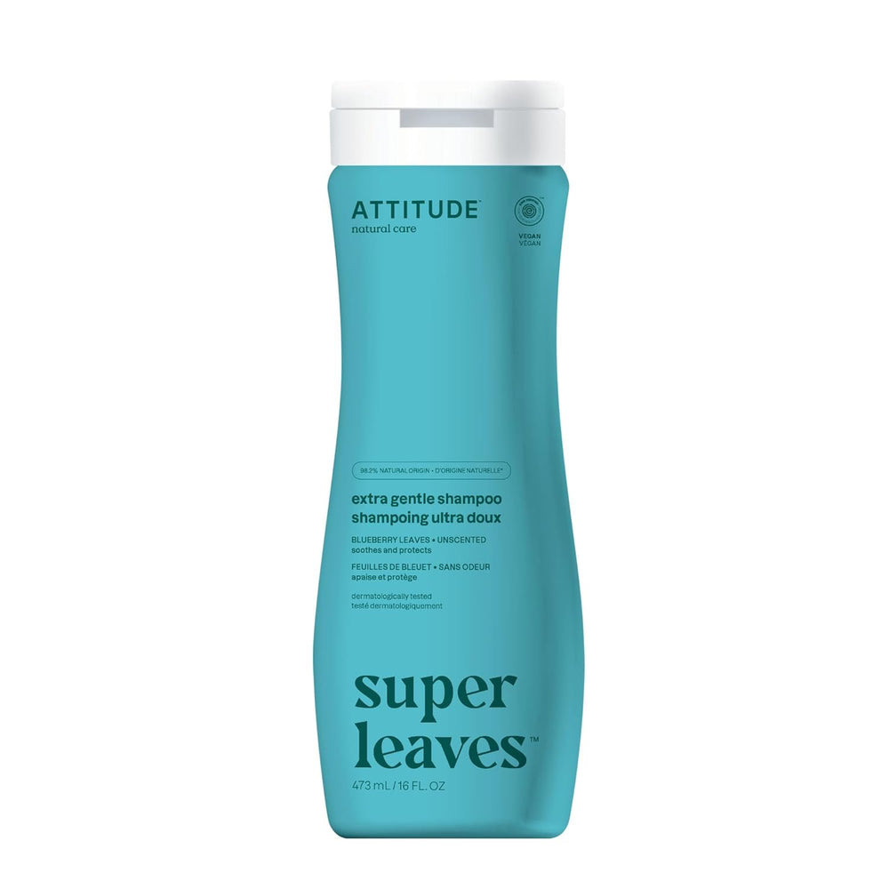 ATTITUDE Extra Gentle Hair Shampoo with blueberry leaf extract for dry scalp