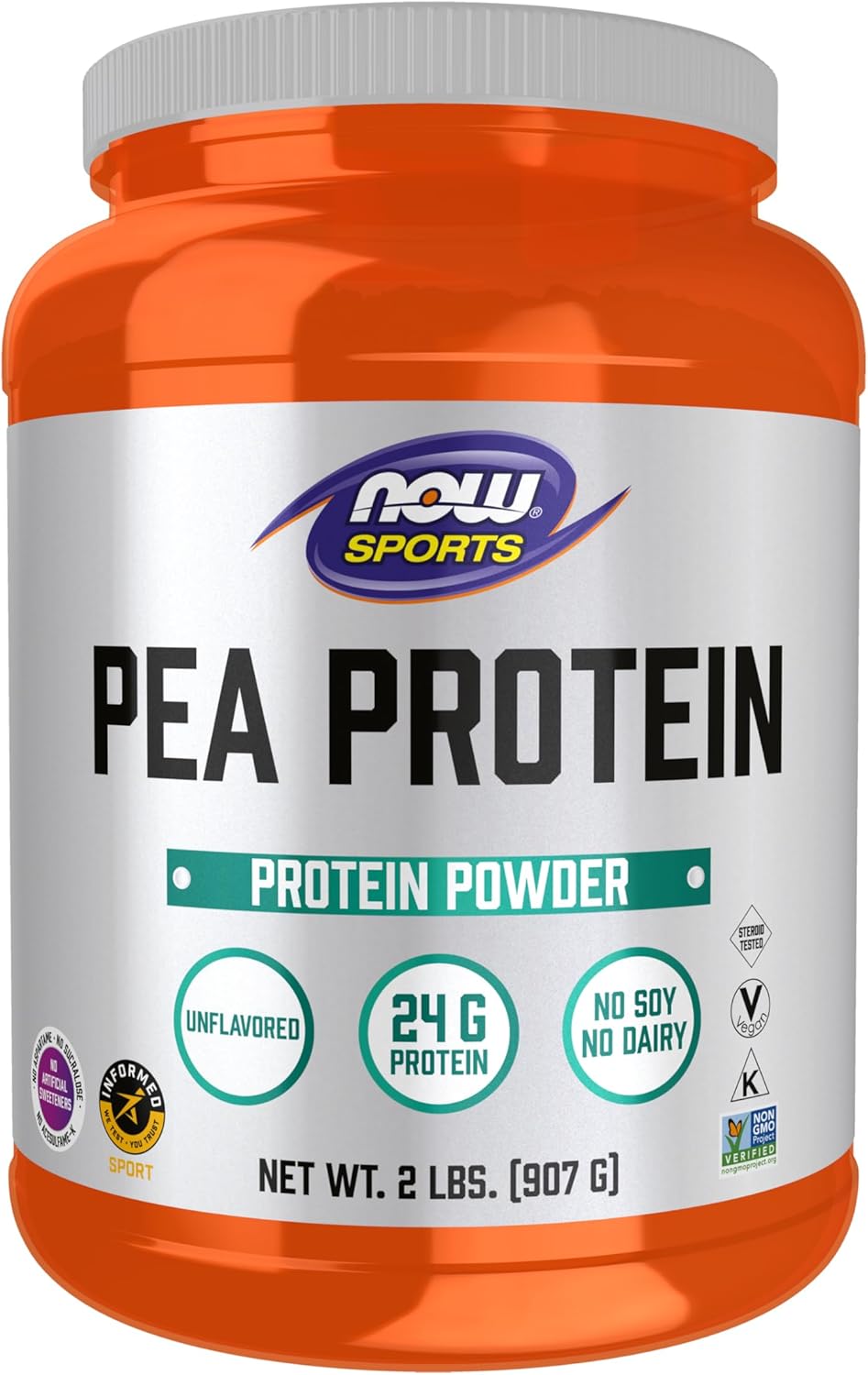 Pea Protein Powder Unflavored – 2 lb