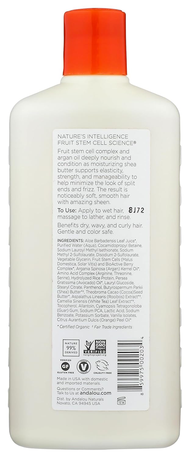 Andalou Naturals Moisture Rich Shampoo for soft smooth sheen
