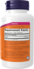 NOW Foods Inositol 500 mg bottle, 100 vegan capsules for cellular health support