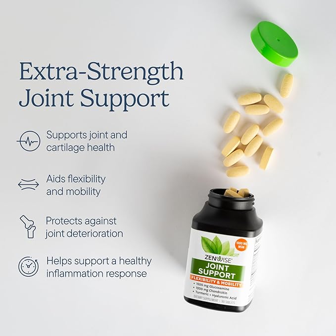 Zenwise glucosamine chondroitin tablets for knee cartilage and bone support