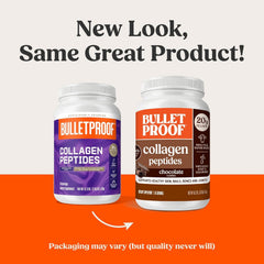 Bulletproof Chocolate Collagen Protein Powder for healthy skin, bone, and joint suppor