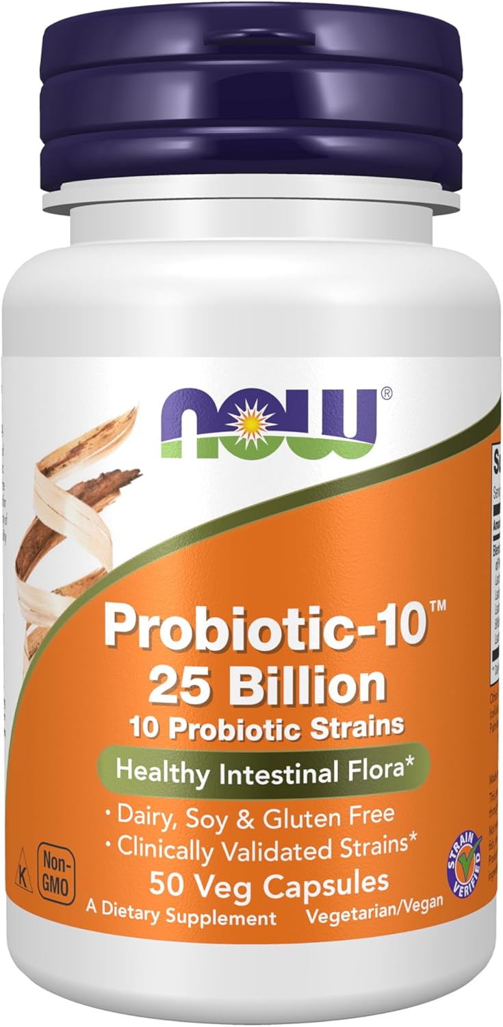 Probiotic-10 supplement with 10 probiotic strains for healthy intestinal flora