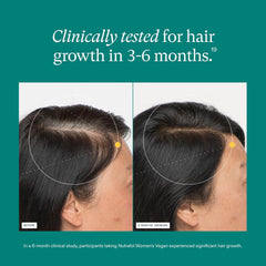 Nutrafol Women’s Vegan biotin-free hair growth nutraceutical supplement