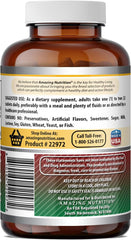 Daily iron support supplement bottle with ferrous sulfate formula 240 tablets