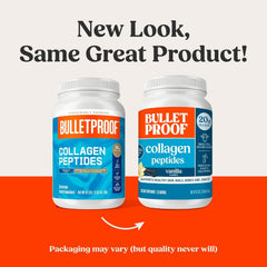 Vanilla collagen peptides powder with 19g protein for skin, bones, and joints