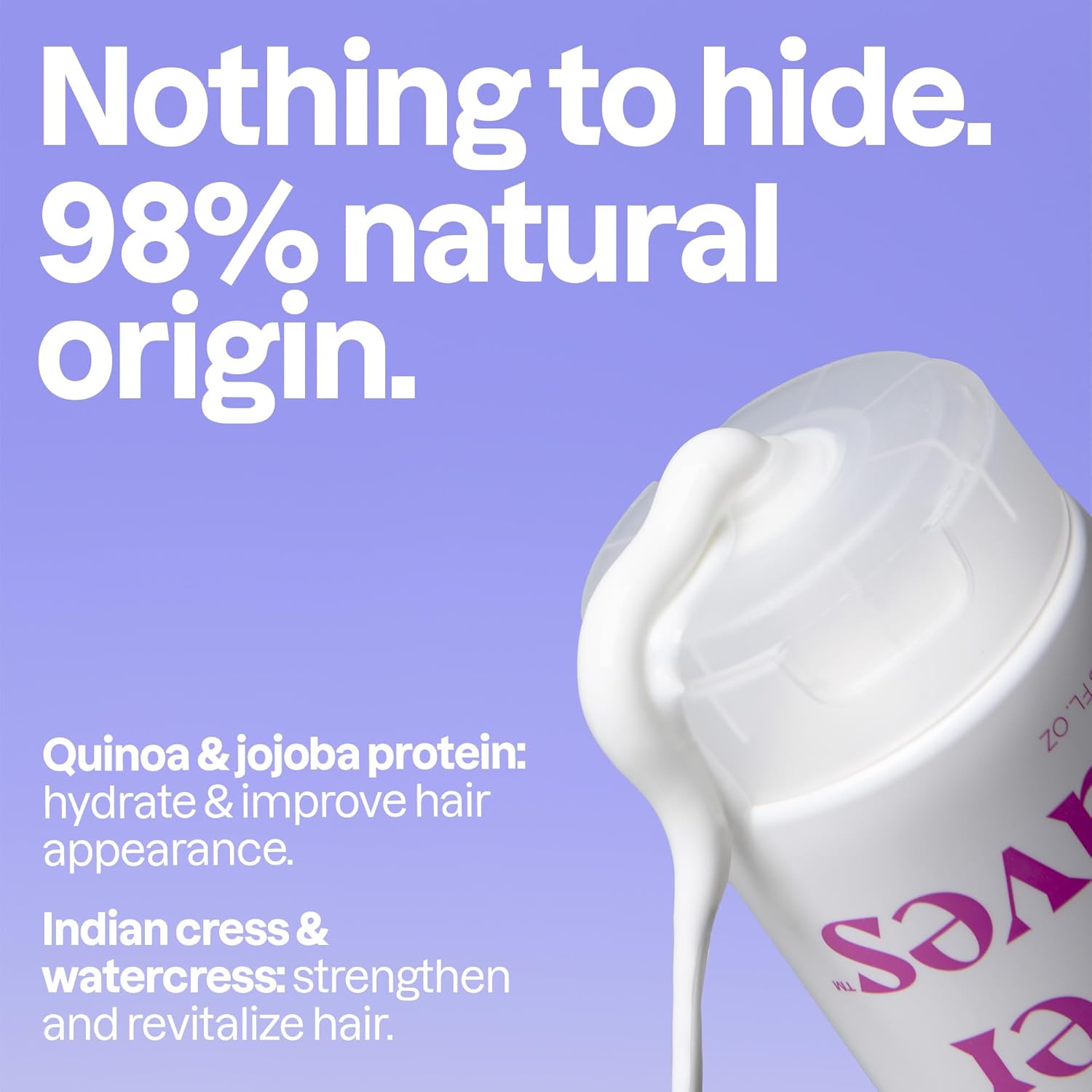 ATTITUDE Super Leaves conditioner 8 fl oz for damaged hair, vegan and dermatologically tested