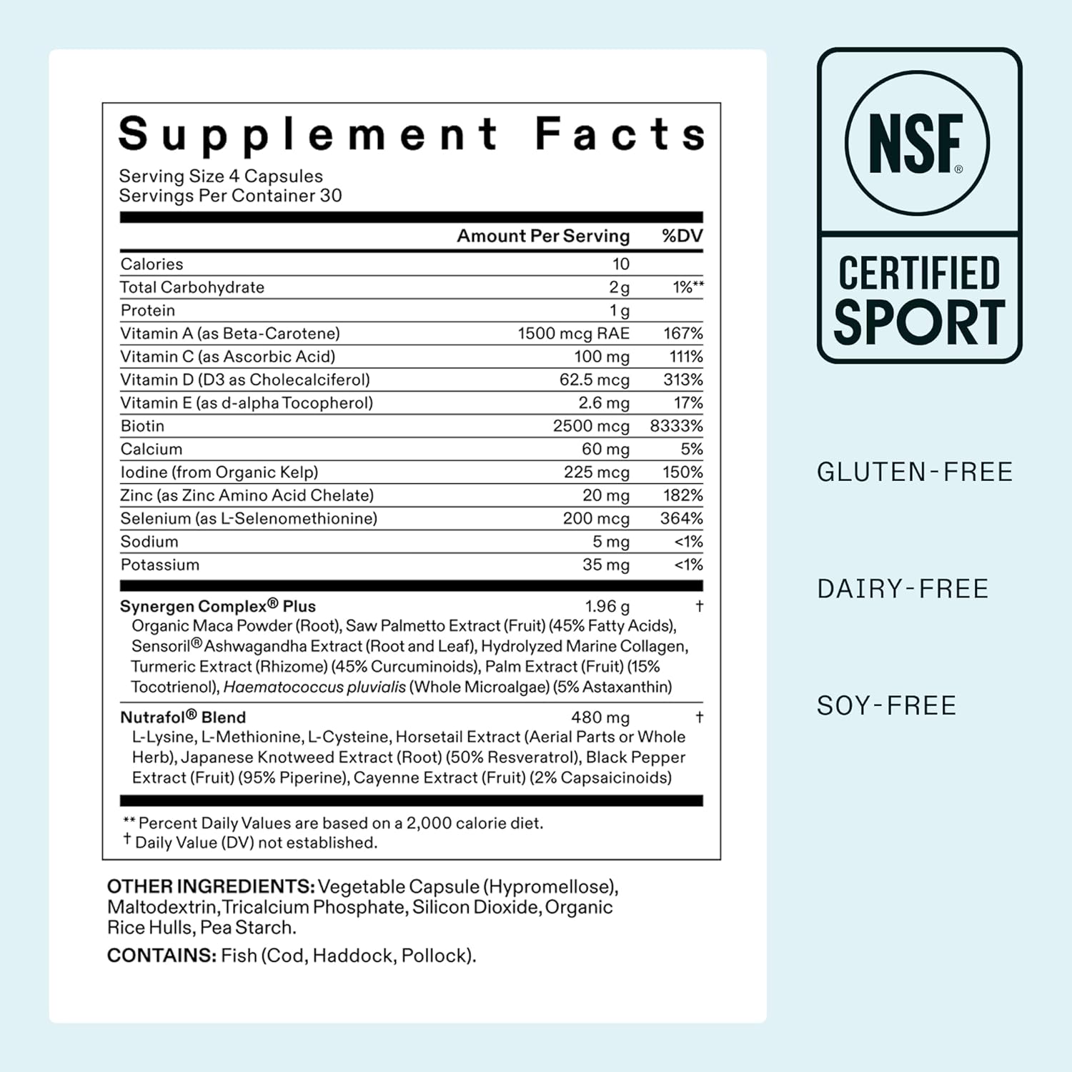 Nutrafol Women’s Balance drug-free hair nutraceutical for fuller thicker hair support